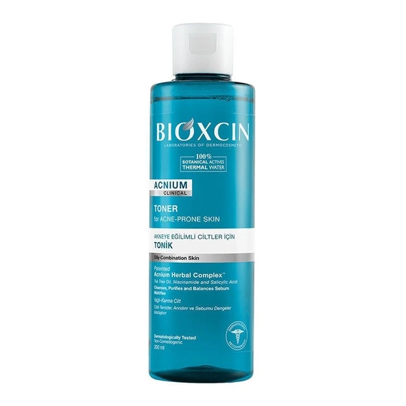 Bıoxcın Acnıum Akneye Eğilimli Ciltler İçin Tonik Yağlı Karma Ciltler 200 Ml