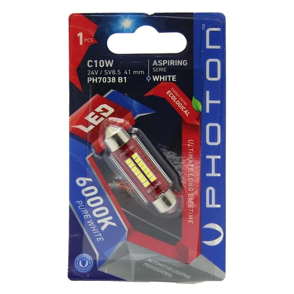 Photon C10W 41mm 24V SOFIT LED (TEKLI BLISTER)