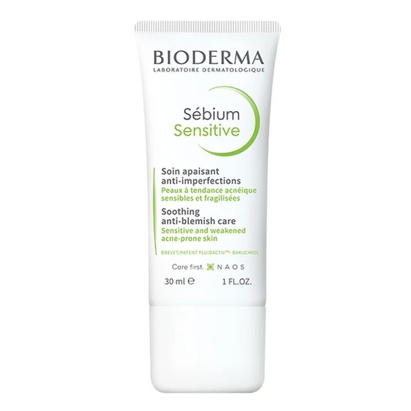 Bıoderma Sebium Sensitive Kızarıklık Giderici Yüz Nemlendirici Karma Cilt 30 Ml