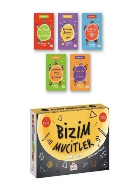 BİZİM MUCİTLER SETİ 5 KİTAP NESİL ÇOCUK