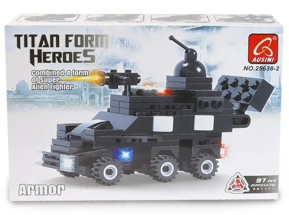 Ausini Titan Form Heroes-2 Armor 97 Parça