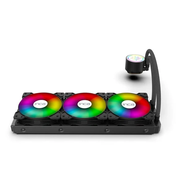 INCA 360mm ISS-03XN ARGB Sıvı Soğutmalı AM5-1700p İşlemci Fanı - Resim 5