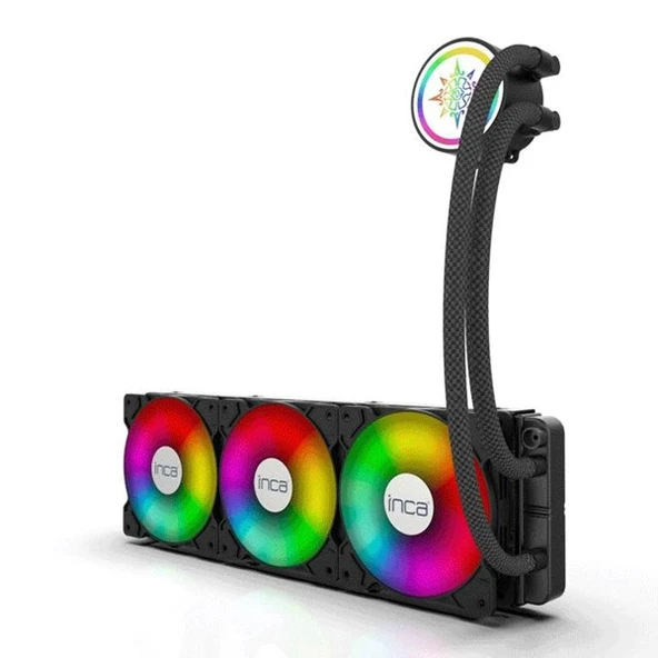 INCA 360mm ISS-03XN ARGB Sıvı Soğutmalı AM5-1700p İşlemci Fanı - Resim 2
