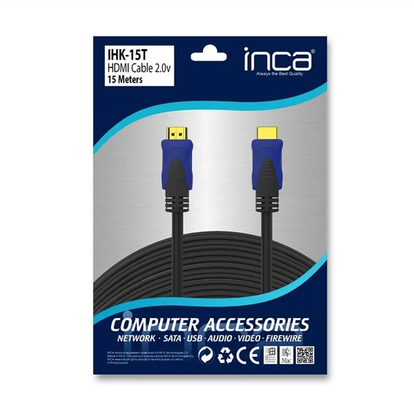 INCA IHK-15T 15metre HDMI Görüntü Kablosu 2.0v 2K - 5