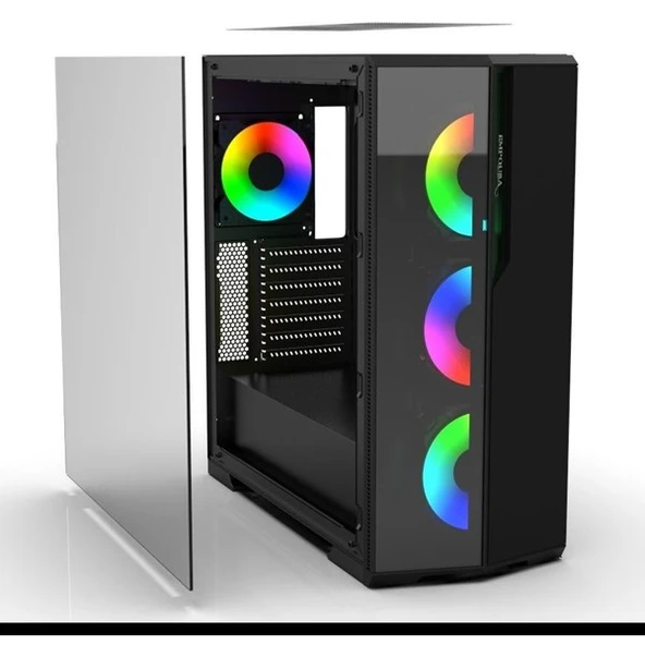 INCA EMG-17XN Gaming Mid-Tower PC Kasası ARGB Kontrolcü - Resim 5