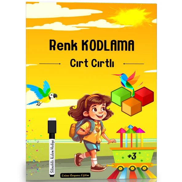 Cırt Cırtlı Renk KODLAMA YAZ-SİL Eğitim Seti