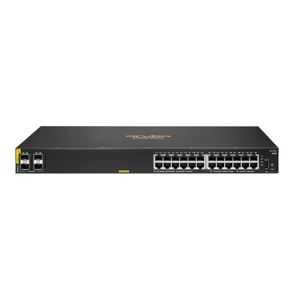 ARUBA 24port CX-6000 R8N87A GIGABIT 4-SFP 370W YÖNETİLEBİLİR POE SWITCH ürün görseli