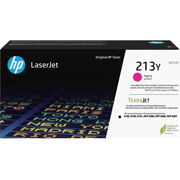 HP W2133yc (213Y) Magenta Contract Laserjet Toner Cartrıdge - 1