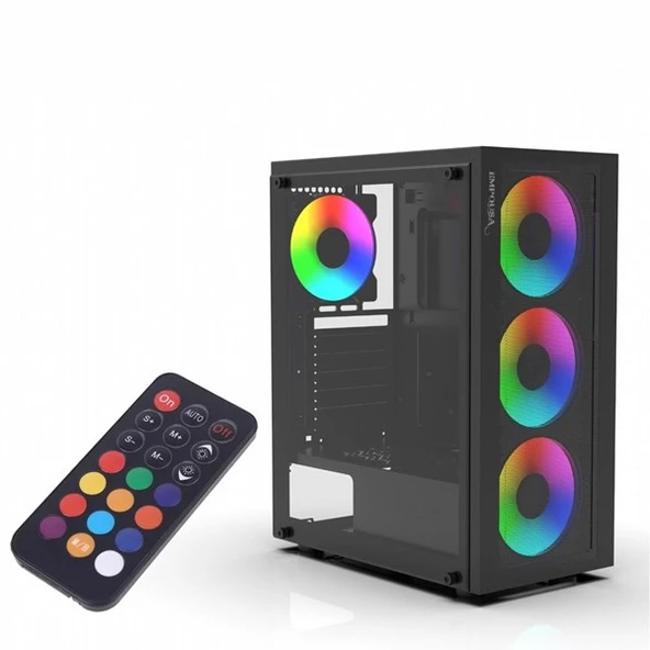 INCA EMG-15XN Gaming Mid-Tower PC Kasası ARGB Kontrolcü - 1