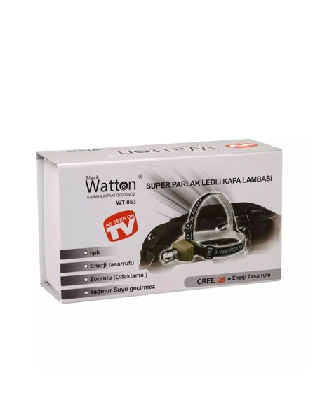 Watton Wt-053 Pilli Zoomlu Kafa Feneri - 3