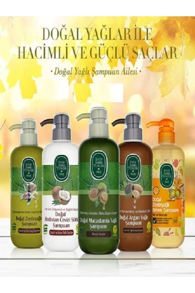 Eyüp Sabri Tuncer Doğal Zeytinyağlı Şampuan Ailesi ürün görseli