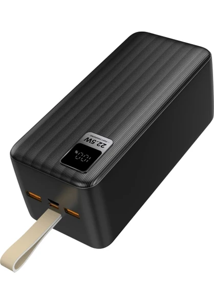 Dexim DCA0055 50.000 mAh Powerbank Digital Gösterge 22.5W Hızlı Şarj Type-CMicro 2Usb