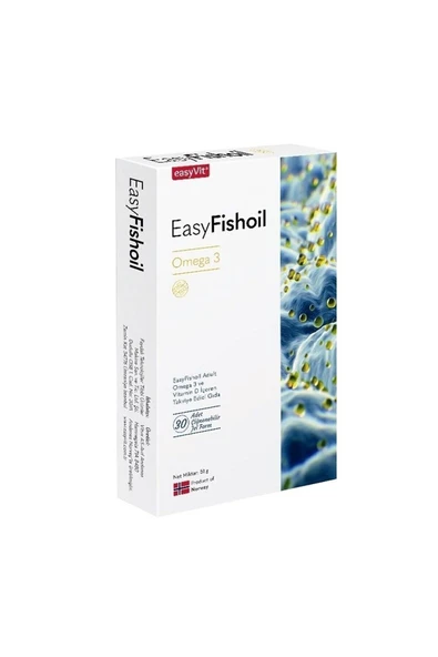 EasyFishoil Yetişkin 30 Çiğnenebilir Jel Form