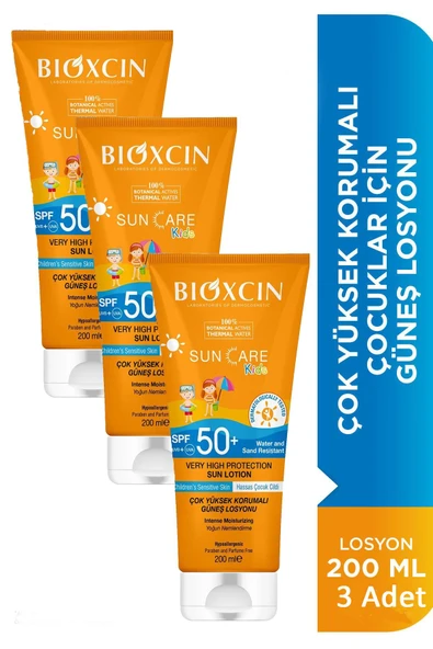Bioxcin Suncare Kids Losyon SPF50 200 ml 3 Adet - 2