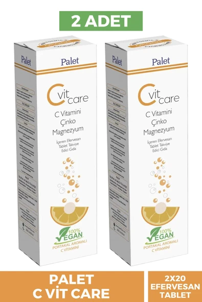 Cvitcare 20 Efervesan Tablet 2 Adet