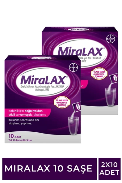 Miralax 10 Saşe 2 Adet