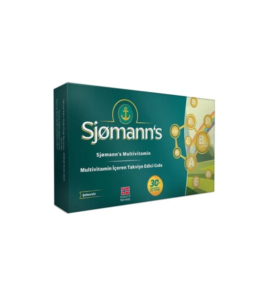 Sjomann's Multivitamin Çiğnenebilir Jel 30 Tablet ürün görseli