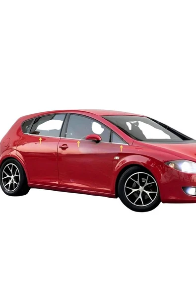 Seat Leon Krom Cam Çıtası 6 Prç. 2006-2012 Paslanmaz  Çelik - 3