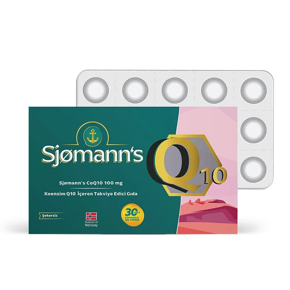 Sjomann's Coq 10 100 mg 30 Çiğneme Jeli