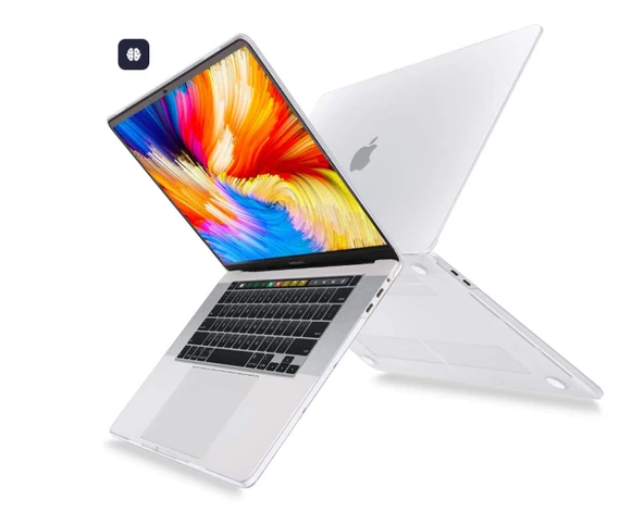 Macbook Pro 16.2 2021 Polikarbon Koruyucu Buzlu Kapak - 5