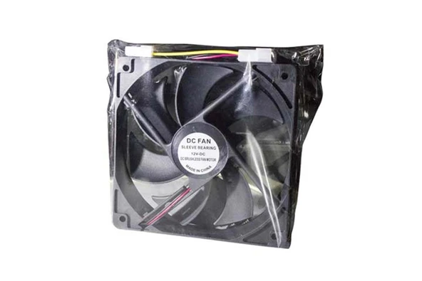 GABBLE GAB-KF12 12v SİYAH KASA FANI 12CM