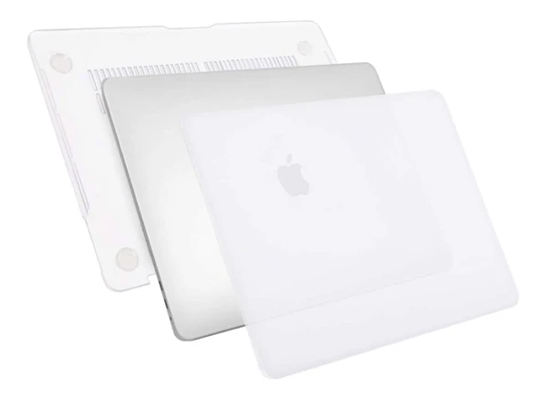 Macbook Pro 14.2 2021 Polikarbon Koruyucu Buzlu Kapak - 3