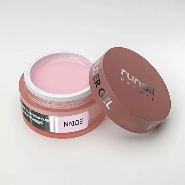 Runail Expert Protez Tırnak Jeli UV Gel Soluk Pembe 50Gr. 103 - 3
