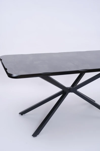 Kütük MDF Boyalı Lak Panel Mutfak Yemek Masası 90x160 - Resim 2