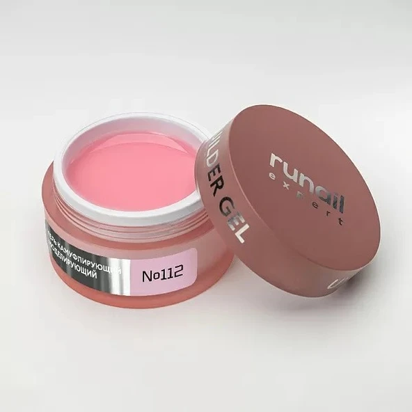 Runail Expert Protez Tırnak Jeli UV Gel Nude Mercan 50Gr. 112 - Resim 3