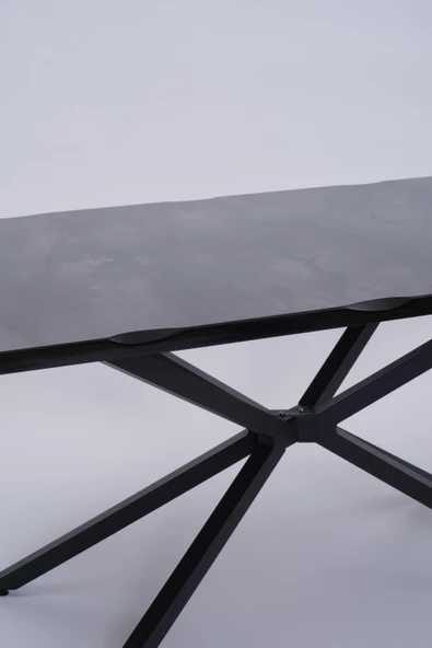 Kütük MDF Boyalı Lak Panel Mutfak Yemek Masası 90x160 - Resim 3