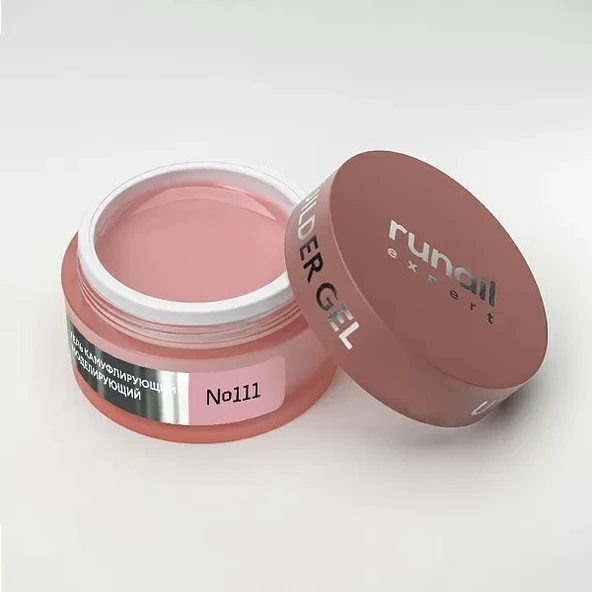 Runail Expert Protez Tırnak Jeli UV Gel Nude Pembe Bej 50Gr. 111 - 3