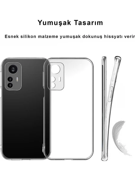 Xiaomi Redmi Note 12S Kılıf Kamera Korumalı Süper Silikon Kılıf - 3