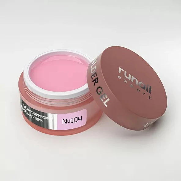 Runail Expert Protez Tırnak Jeli UV Gel Yumuşak Pembe 50Gr. 104 - Resim 3