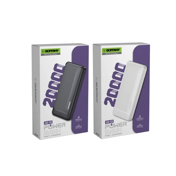 Ag 02 SOFFANY AG 02 20000 mah POWERBANK - Resim 2