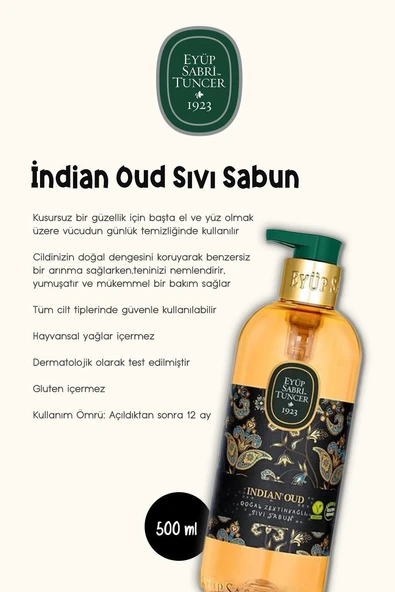 Eyüp Sabri Tuncer Afyon Vişnesi Sıvı Sabun 500 ml - Resim 4