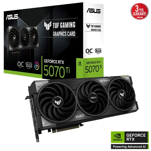 ASUS 16 GB TUF-RTX5070TI-O16G-GAMING RTX 5070TI GDDR7 256bit OC 2xHDMI 3xDP RGB