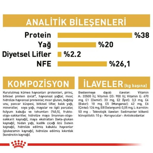 Royal Canin British Shorthair Kitten Yavru Kedi Maması 2 Kg - Resim 7