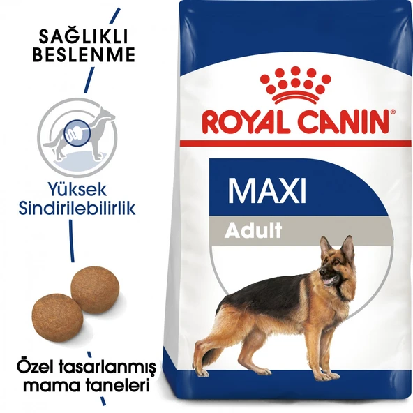 Royal Canin Maxi Adult Büyük Irk Yetişkin Köpek Maması 15 Kg ürün görseli 1