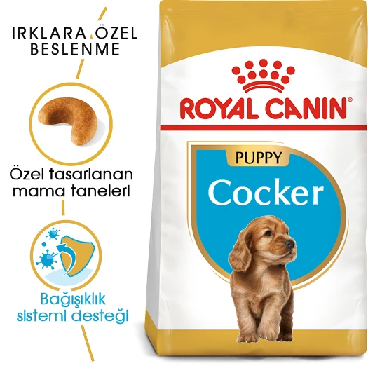 Royal Canin Cocker Junior Puppy Yavru Köpek Maması 3 Kg ürün görseli