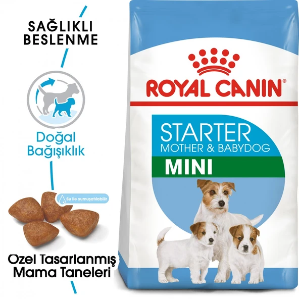 Royal Canin Mini Starter Küçük Irk Anne ve Yavru Köpek Maması 4 Kg ürün görseli