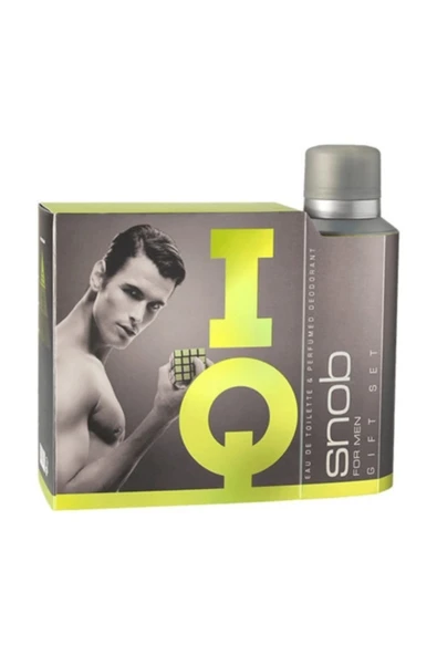 Iq Yeşil Erkek Parfüm Seti 100 ml Edt + 150 ml Snop Deodorant