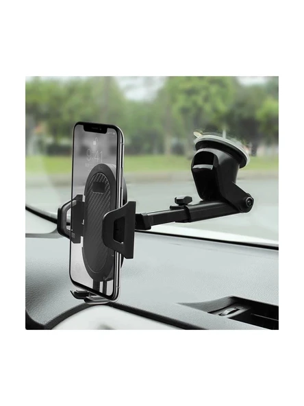 Linktech H767 Vantuzlu Boy Ayarlı Araç Içi Telefon Tutucu - 3