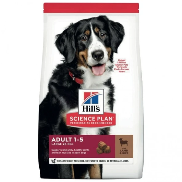 Hill's SP Kuzulu ve Pirinçli Büyük Irk Yetişkin Köpek Maması 12+2KG ürün görseli 1