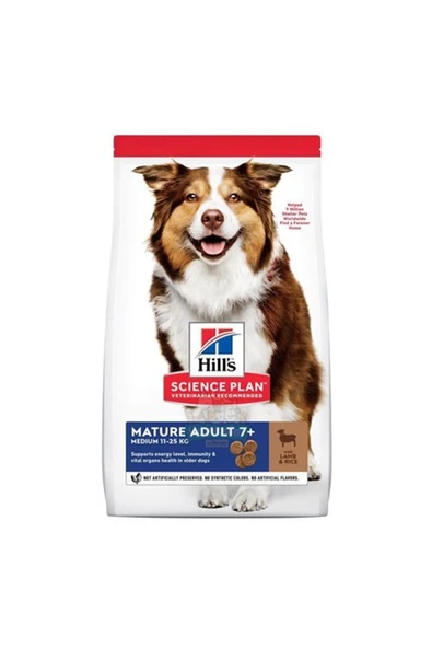Hill's SP Kuzulu ve Pirinçli Orta Irk +7 Yaşlı Köpek Maması 12+2KG ürün görseli 1