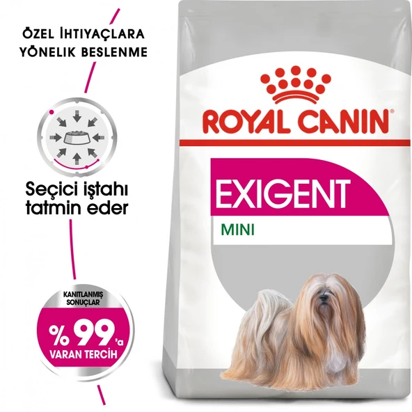 Royal Canin Mini Exigent Küçük Irk Yetişkin Köpek Maması 3 Kg - 1