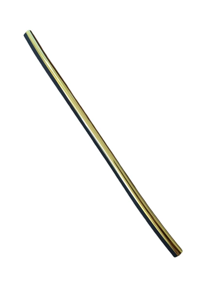 U Tip Geçmeli Havalandırma Nikelaj Şerit Çıta İnce 20cm 10 Parça Gold - 2