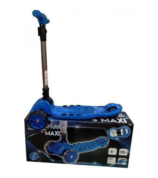 Scooter Cool Wheels Işıklı Maxi Mavi Twist Scooter 5+