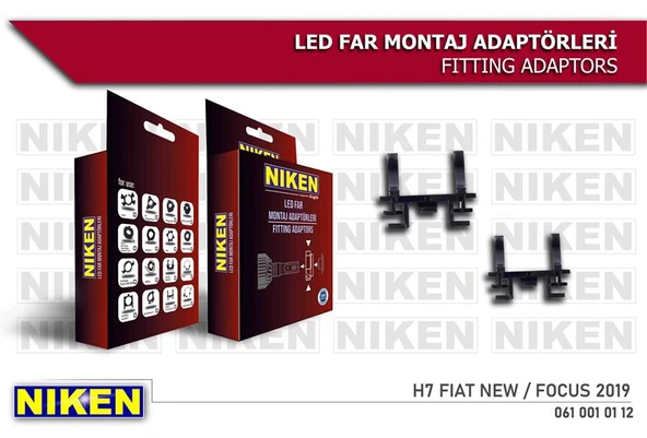 Nıken LED FAR MONTAJ ADAPTORU H7 FIAT NEW/FOCUS 2019(L15