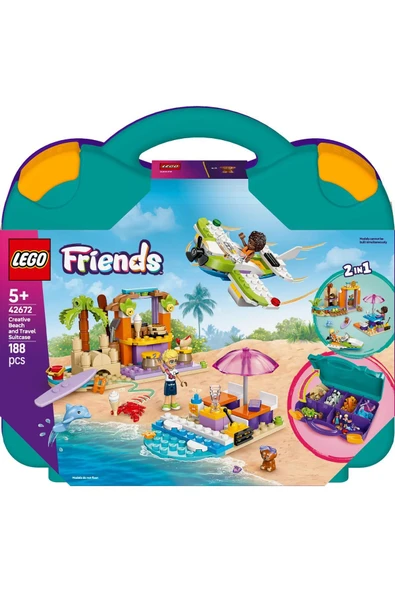 LEGO ® Friends Yaratıcı Plaj ve Seyahat Bavulu 42672 - 5 Yaş ve Üzeri Yapım Seti (188 Parça) - 7