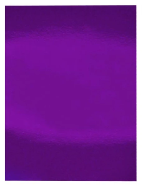 Metalik Fon Kartonu 50X70 Mor Rulo Şeklinde - 2 adet